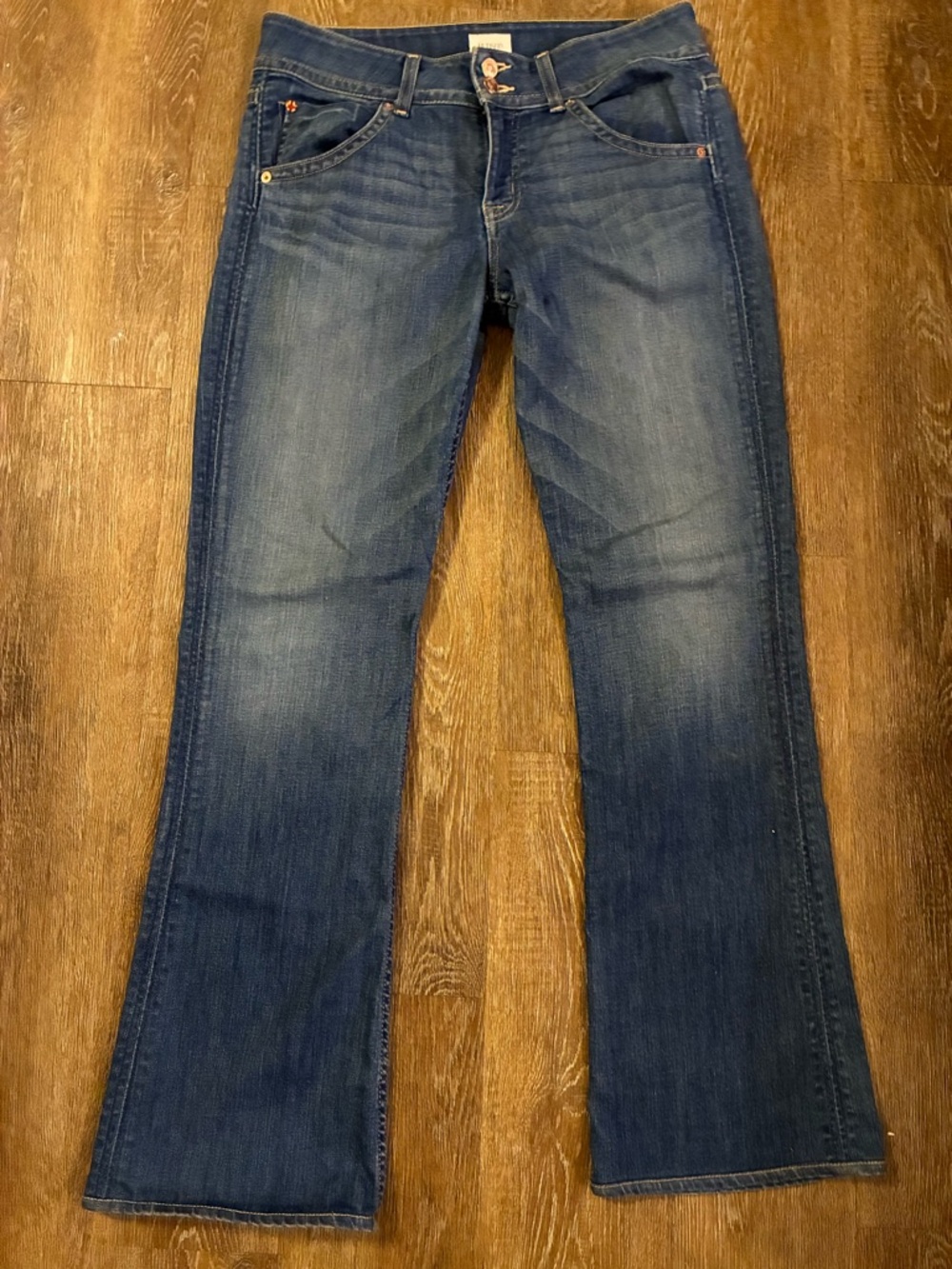 Hudson Signature Midrise Bootcut Jeans Women’s Size 30 Medium Wash Stretch Denim